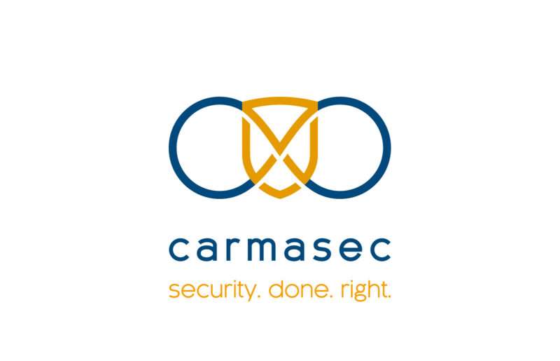 carmasec Logo Name Claim weißer Hintergrund
