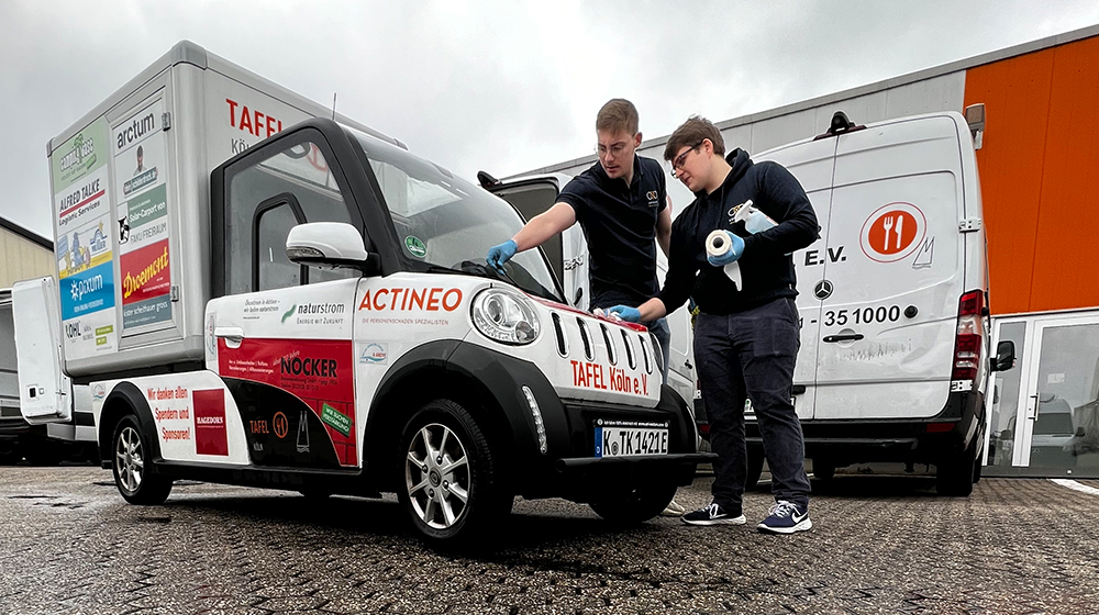 CSR-Aktion Car Wash mit der Kölner Tafel