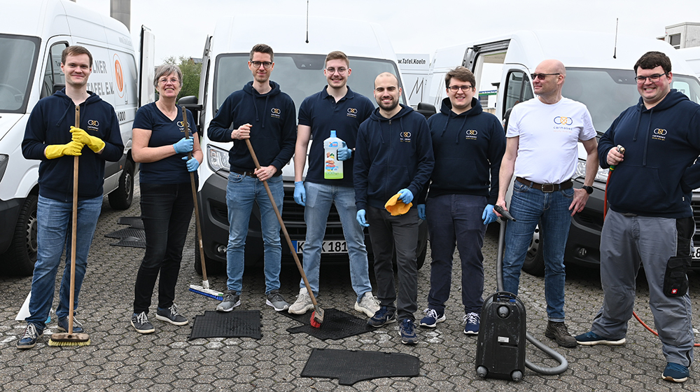 CSR-Aktion Car Wash mit der Kölner Tafel